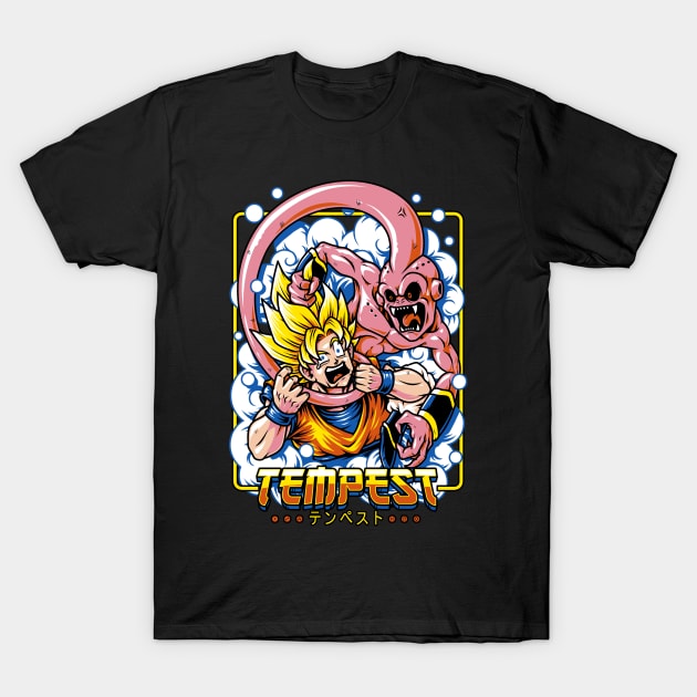 Boo vs Goku T-Shirt by domitmpst